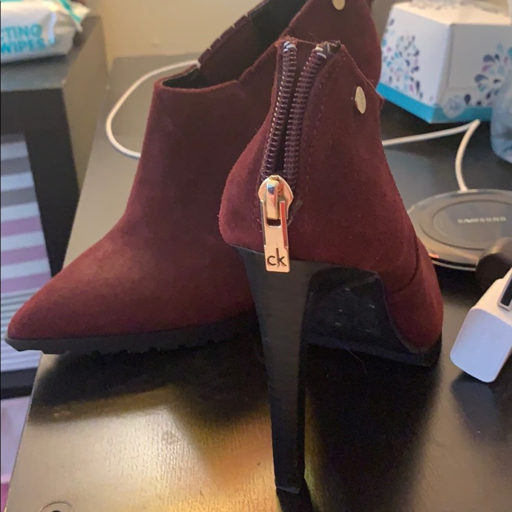 Calvin Klein Heeled Booties BRAND NEW IN BOX